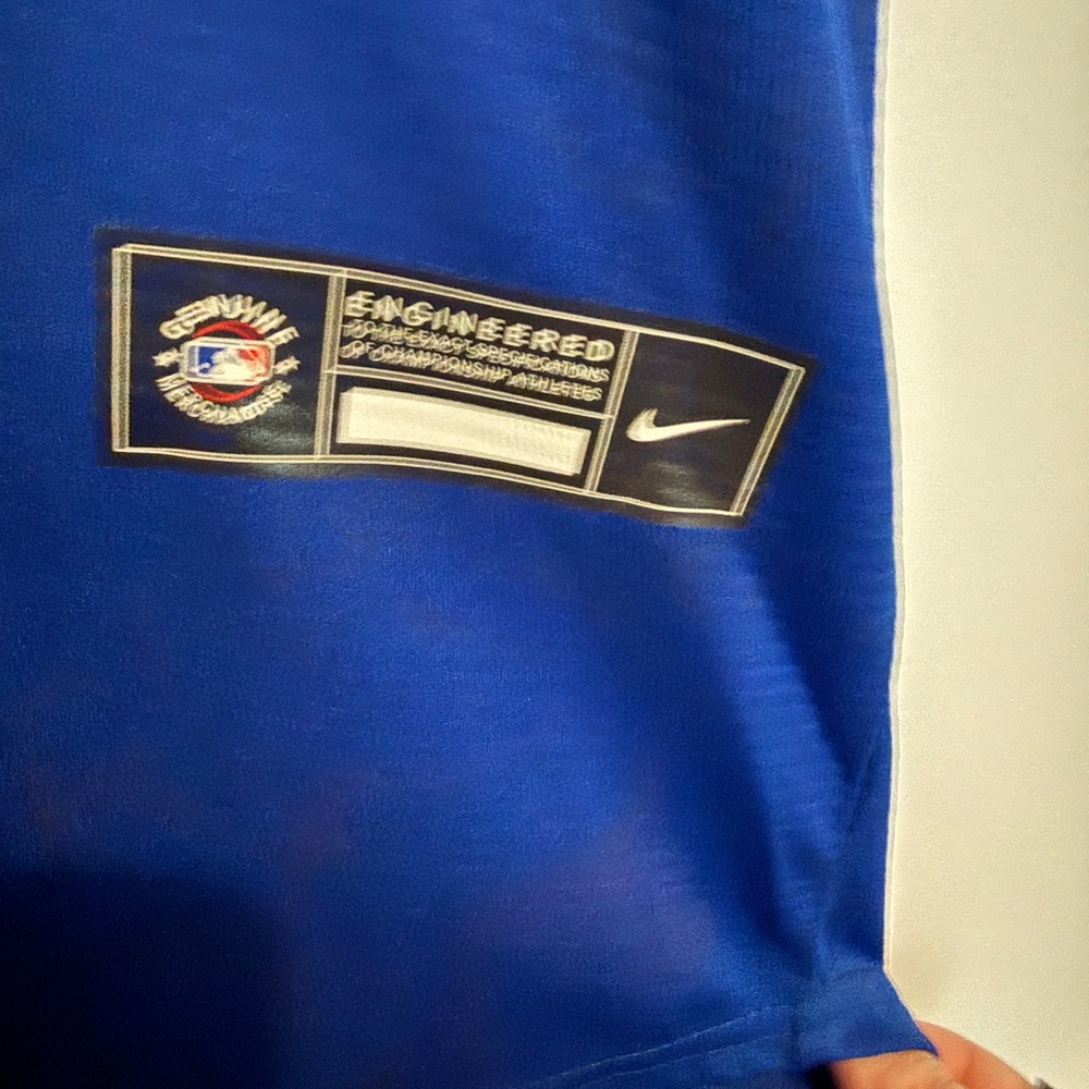 NWT NIKE Men's Anthony Rizzo Chicago Cubs Blue Jersey, XL - Picture 3 of 5